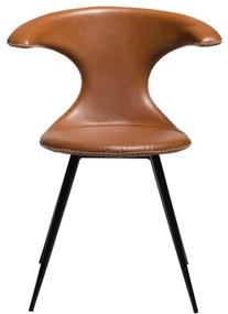 Scaun din piele artificială DAN-FORM Denmark Flair, maro