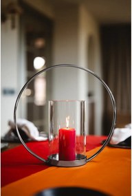 Sfeșnic pentru lumânări pastilă din metal Elana – Zilverstad