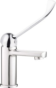 🚰 Baterie chiuvetă TUBO, cu mâner Clinic, finisaj cromat – Cod BUT_020C