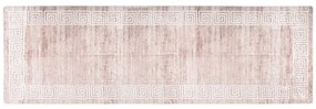 vidaXL Covor lavabil, bej, 80x300 cm, antiderapant