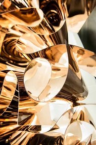 Aplica perete sau tavan design unicat realizat manual Veli Large Copper, 78cm