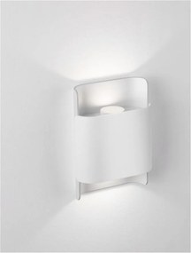 Aplica LED iluminat ambiental perete exterior IP54 POLLY alba