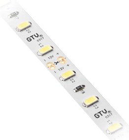 Banda LED Flash GTV pentru mobilier, lumina neutra, 60 LED m, 1750 lm m, 16 W m, 12V, IP20, 5 m Alb neutru, 16 W m, 12 V, LED Flash, 1750 lm m, 10