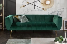 Canapea 3 locuri design elegant Noblesse, verde smarald