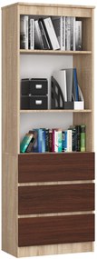 Raft Ravindra (Stejar sonoma + wenge). 1069808
