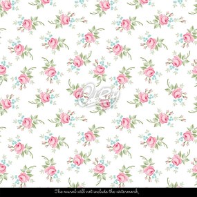 Decor fototapet Ploaie florală