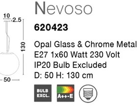 Lustra / Pendul design modern Ã˜50cm Nevoso NVL-620423