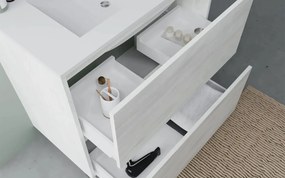 Set lemn masiv Mobilier Baie Lemon Configurabil - 100 cm