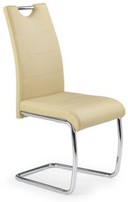 Scaun de bucaterie Amalia, bej/argintiu