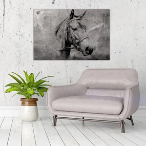 Tablou - Portret de cal (90x60 cm)