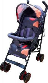 Carucior sport tip umbrela Baby Care™ PRO 803 Camouflage, Spatar reglabil in 7 trepte, pozitie somn, Amortizoare, Frana picior,Pliabil, Portocaliu