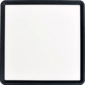 Fulgur s-43101 - Plafonieră LED NOMY, 24 W, 230 V, CCT, IP40, 30 x 30 cm, neagră