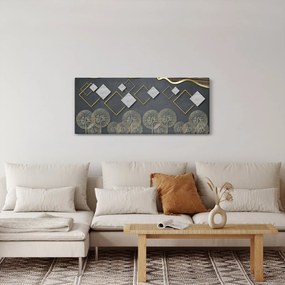 Tablou cu abstracție (120x50 cm)