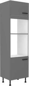 Dulap bucătărie pentru alimente pentru cuptor Nesia 60 DPM 215 2F (Antracit). 1049712