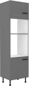 Dulap bucătărie pentru alimente pentru cuptor Nesia 60 DPM 215 2F (Antracit). 1049712
