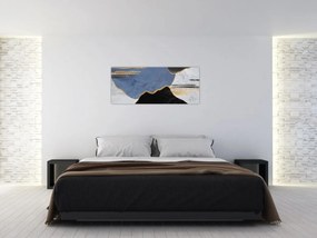 Tablou - Forme texturate (120x50 cm)