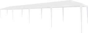 vidaXL Cort de petrecere, alb, 3 x 12 m, PE