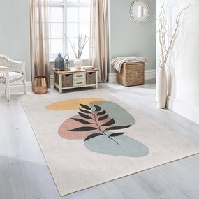 Covor crem lavabil 80x150 cm Illustrated Autumn – Mila Home