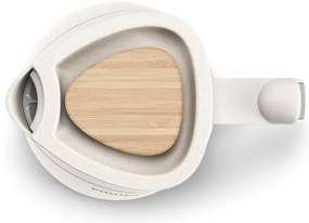 Fierbător electric Philips HD9365/10 Conscious collection, 2200 W, 1,7 l, Auto shut-off, Filtru anticalcar, Alb mat