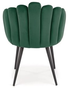 Supermobel Scaun K410, 65x85x62, velvet albastru