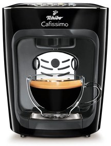 Espressor Tchibo Cafissimo mini Midnight Black 326682, 1500 W, Presiune pe 3 nivele, 650 ml, Espresso, Caffe Crema, Capsule, Negru