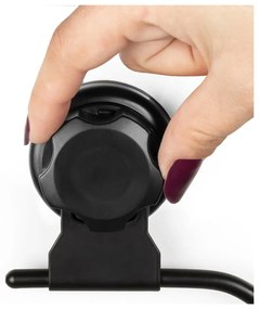 Suport autoadeziv pentru prosoape Compactor Bestlock Black, negru