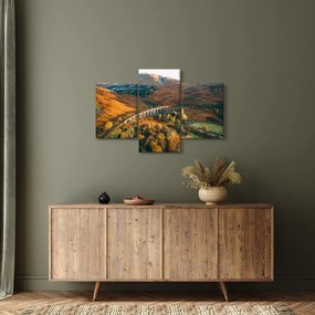 Tablou cu pod în valea din Scoția (90x60 cm)