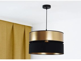 Lustră pe cablu Brilagi ROYAL 1xE27/15W/230V d. 40 cm negru/auriu