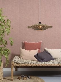 Lustra suspendata din bambus Bali orizontal M, 60cm