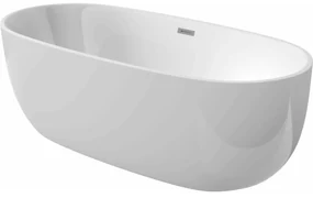 Cada freestanding din acril Deante Alpinia alb 170x80cm