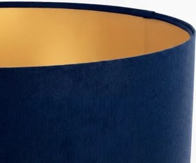 Abajur universal STANDART E27 d. 45 cm albastru/auriu