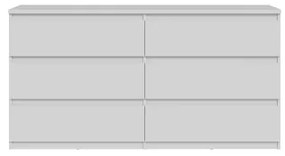 Comodă MAO cu sertare, albă