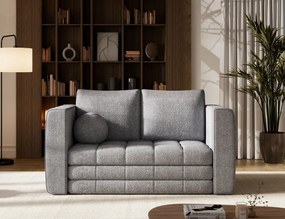 Canapea Kastol , gri bouclé extensibil, 137x71x74 cm – Royal 04