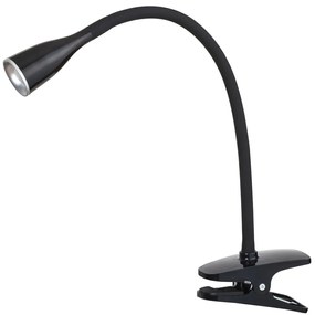 Veioza/Lampa LED cu clips/clema de birou Jeff neagra