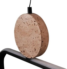 Lustră LED pe cablu FLORENTYNA LED/48W/230V 4000K negru/bej