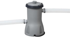 Piscină supraterană Bestway Steel Pro MAX, gri, diam. 396 cm, în. 122 cm