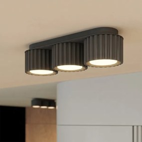 Sollux SL.2629 - Spot AURA 3xGX53/10W/230V negru