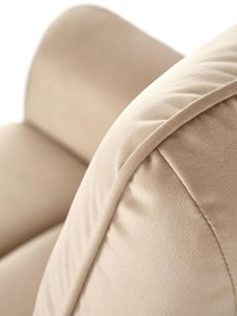 Fotoliu recliner Semir velvet bej H108 cm