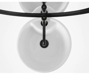 REA-U5635 - Lavoar pe pardoseală BLANKA, 85x40 cm, ceramică, alb lucios