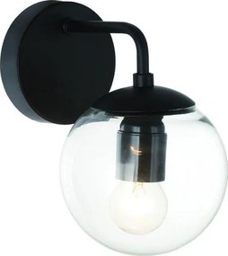 Open Design OR81404 - Aplică de perete BAO 1xE27/8W/230V negru/transparent