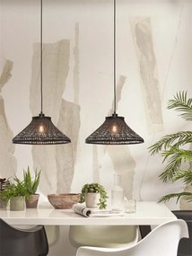 Lustra/Pendul eco din bambus Tahiti 45x20, bl