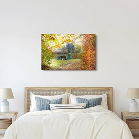 Tablou cu pescărie (90x60 cm)
