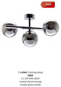 Plafoniera moderna design decorativ Luna