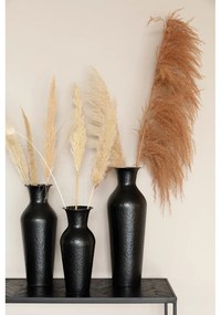 Vază neagră din oțel înaltă (înălțime 49 cm) Dunja – White Label