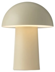 Veioza LED portabila cu baterie design nordic Faye bej