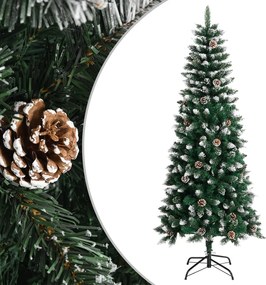 vidaXL Brad de Crăciun artificial cu suport, verde, 180 cm, PVC