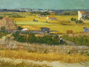 Reproducere The Harvest (Vintage Autumn Landscape) - Vincent van Gogh