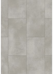 Mexen Imperial Grey probă de panouri vinilice 610 x 305 mm SPC 6,5 mm, substrat IXPE 1,5 mm, 4 V-Fugă, Beton - F1154-S