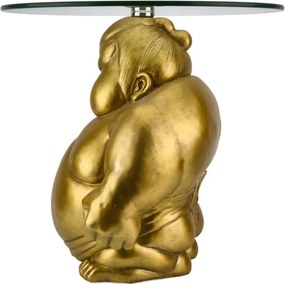 Masuta de cafea rotunda aurie SUMO 55cm