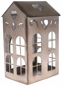 Sfeșnic metalic Rustik House, 12,2 x 20,5 x 10,6cm